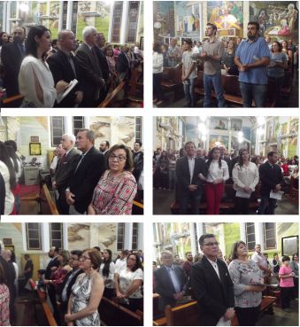 Vereadores participam da celebração da Missa em alusão ao aniversário de Tanabi